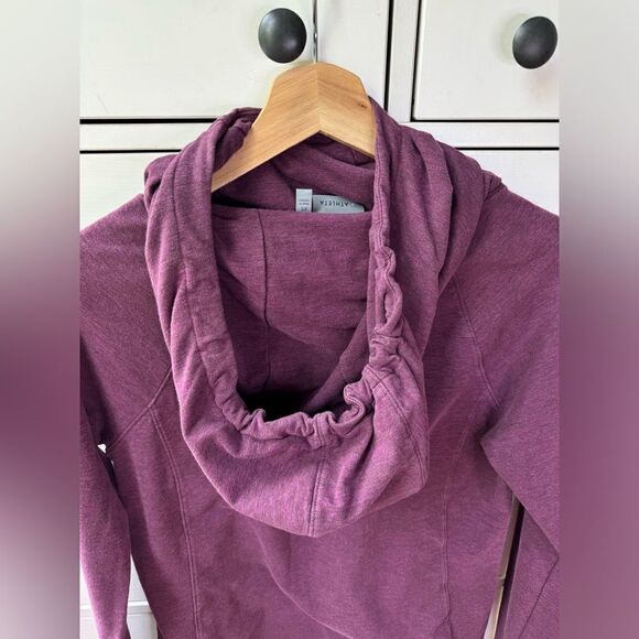 Athleta Women’s Sentry Terry Hoodie Women’s XS Purple Pullover Long Sleeve - Picture 13 of 15